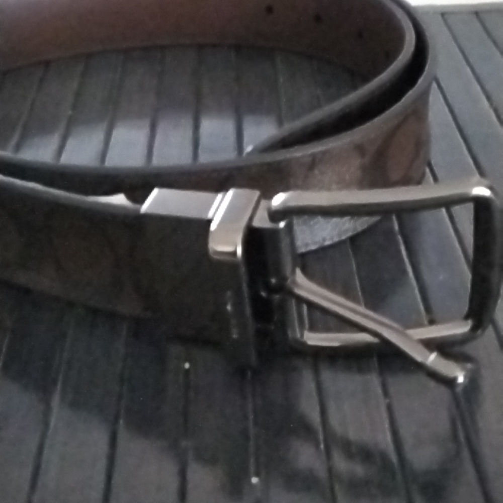 NEW! Men's 2-sided Coach Belt F64839 MA/BR